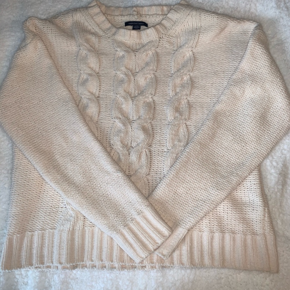 American Eagle Cable Knit Sweater